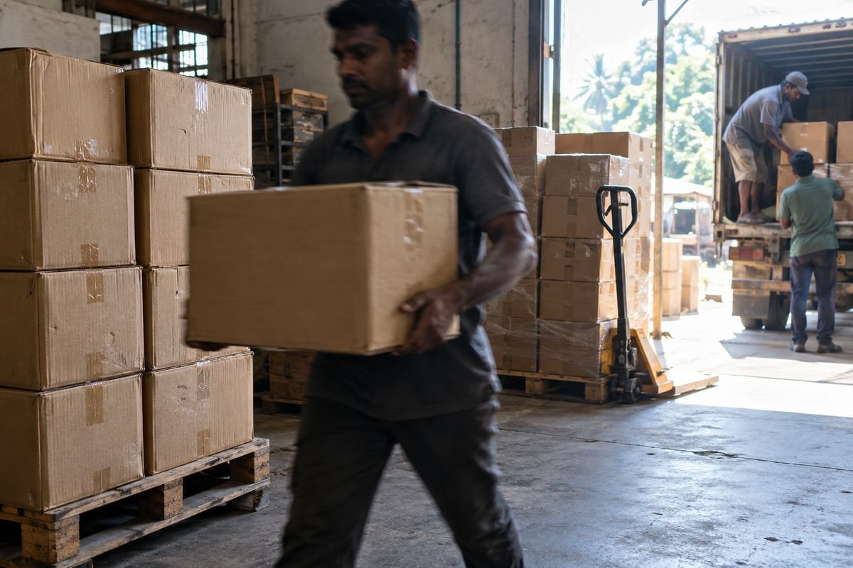 Packaged Farm Root cashews and spices in jars and pouches ready for export